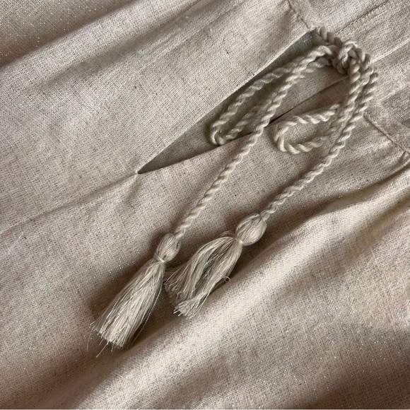 NWT Spell & The Gypsy Collective Lola Linen Tunic Dress Biscuit Ivory Large - Picture 8 of 17